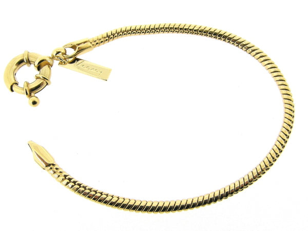 Gouden cobra slangen armband