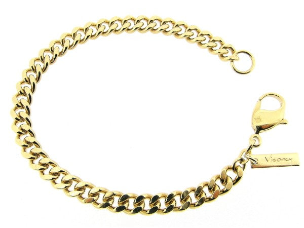 Gouden grote gourmetschakel armband