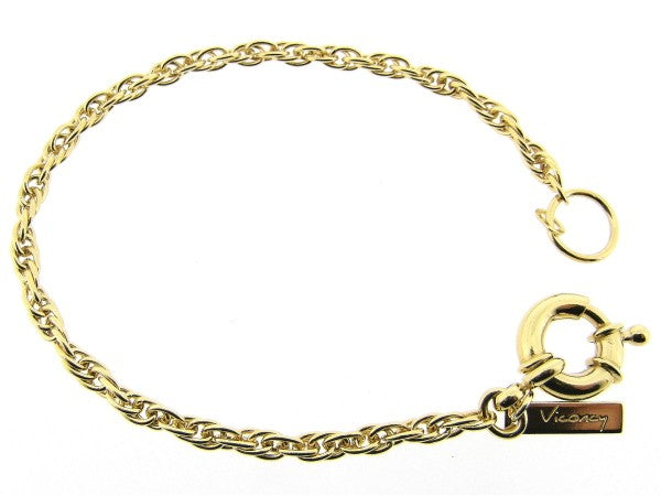 Gouden armband met kleine schakeltjes